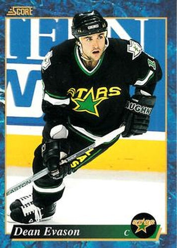 #550 Dean Evason - Dallas Stars - 1993-94 Score Canadian Hockey