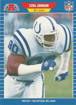 #551 Ezra Johnson - Indianapolis Colts - 1989 Pro Set Football
