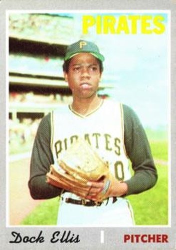 #551 Dock Ellis - Pittsburgh Pirates - 1970 Topps Baseball