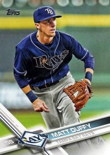 #551 Matt Duffy - Tampa Bay Rays - 2017 Topps Baseball