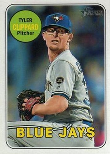 #551 Tyler Clippard - Toronto Blue Jays - 2018 Topps Heritage Baseball