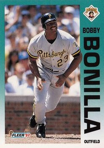 #551 Bobby Bonilla - Pittsburgh Pirates - 1992 Fleer Baseball