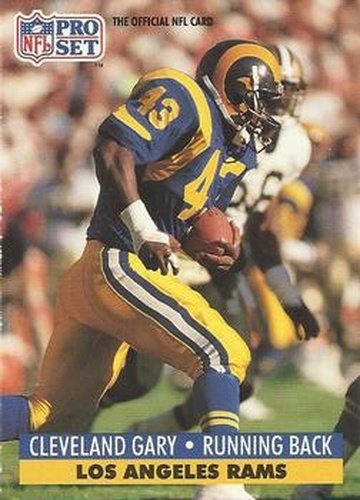 Cleveland Gary Football Cards. Los Angeles Rams