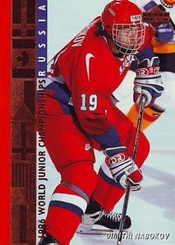 #552 Dmitri Nabokov - Russia - 1995-96 Upper Deck Hockey