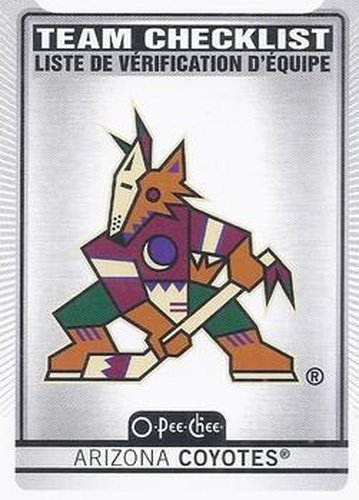#552 Arizona Coyotes - Arizona Coyotes - 2021-22 O-Pee-Chee Hockey