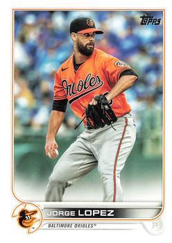 #552 Jorge Lopez - Baltimore Orioles - 2022 Topps Baseball
