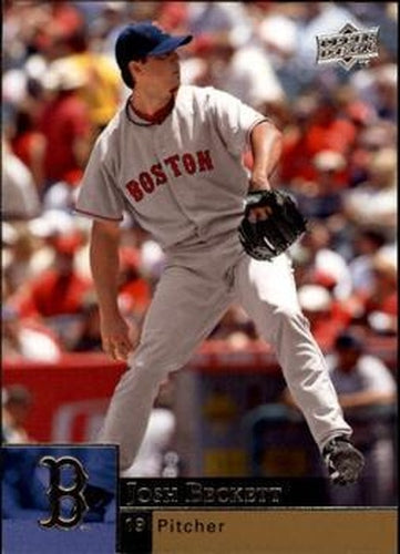 #552 Josh Beckett - Boston Red Sox - 2009 Upper Deck Baseball
