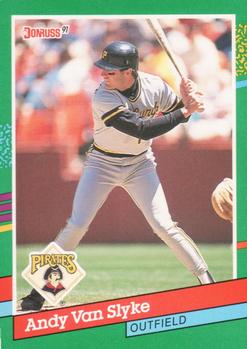 552 Andy Van Slyke - Pittsburgh Pirates - 1991 Donruss Baseball