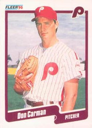 #552 Don Carman - Philadelphia Phillies - 1990 Fleer USA Baseball