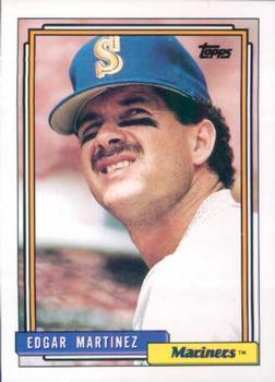 #553 Edgar Martinez - Seattle Mariners - 1992 Topps Baseball