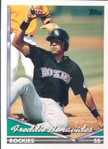 #553 Freddie Benavides - Colorado Rockies - 1994 Topps Baseball