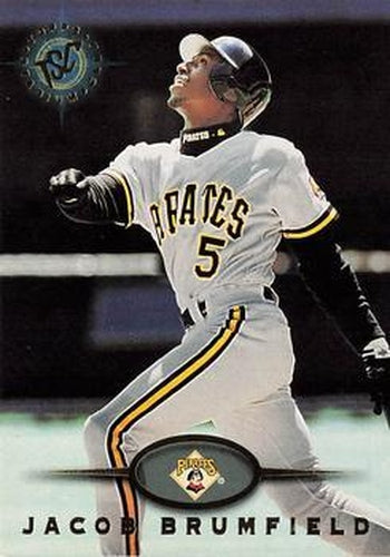 #553 Jacob Brumfield - Pittsburgh Pirates - 1995 Stadium Club Baseball