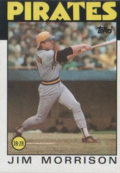 #553 Jim Morrison - Pittsburgh Pirates - 1986 Topps Baseball