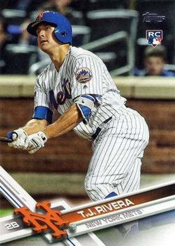 #553 T.J. Rivera - New York Mets - 2017 Topps Baseball