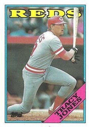 #553 Tracy Jones - Cincinnati Reds - 1988 Topps Baseball