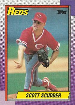 #553 Scott Scudder - Cincinnati Reds - 1990 Topps Baseball