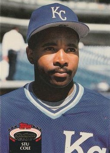 #553 Stu Cole - Kansas City Royals - 1992 Stadium Club Baseball