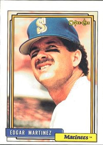 #553 Edgar Martinez - Seattle Mariners - 1992 O-Pee-Chee Baseball