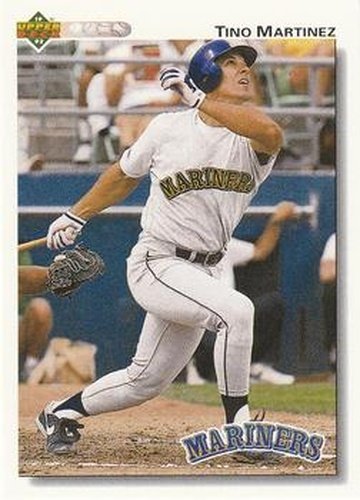 #554 Tino Martinez - Seattle Mariners - 1992 Upper Deck Baseball