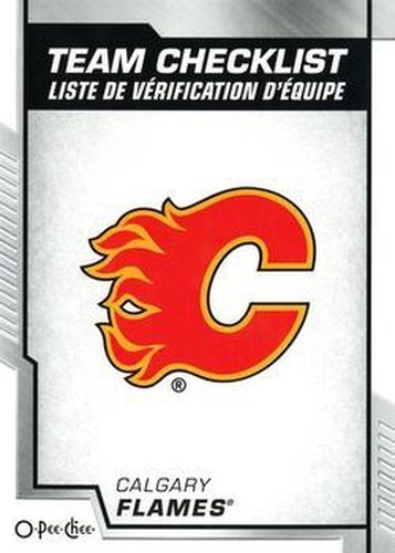#555 Calgary Flames - Calgary Flames - 2020-21 O-Pee-Chee Hockey