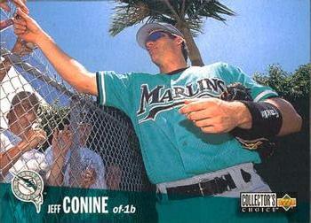 #555 Jeff Conine - Florida Marlins - 1996 Collector's Choice Baseball