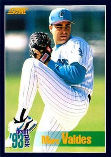 #555 Marc Valdes - Florida Marlins -1994 Score Baseball