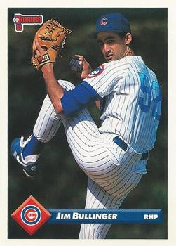 #556 Jim Bullinger - Chicago Cubs - 1993 Donruss Baseball