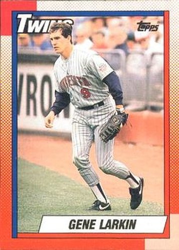 #556 Gene Larkin - Minnesota Twins - 1990 O-Pee-Chee Baseball