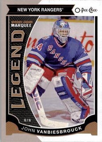 #556 John Vanbiesbrouck - New York Rangers - 2015-16 O-Pee-Chee Hockey