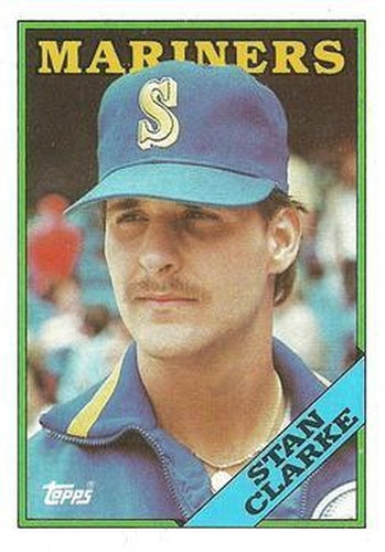 #556 Stanarke - Seattle Mariners - 1988 Topps Baseball