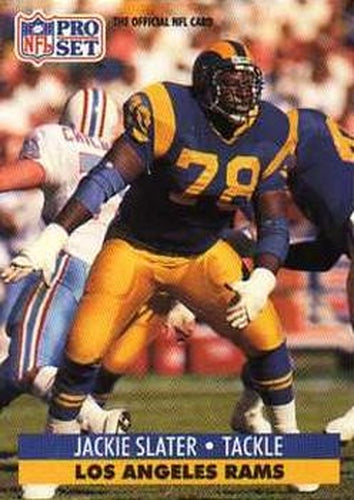 #556 Jackie Slater - Los Angeles Rams - 1991 Pro Set Football