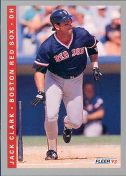 #556 Jack Clark - Boston Red Sox - 1993 Fleer Baseball