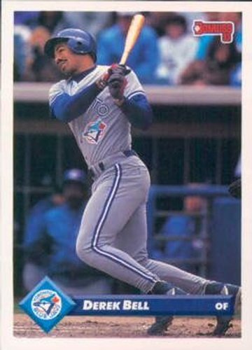 #557 Derek Bell - Toronto Blue Jays - 1993 Donruss Baseball