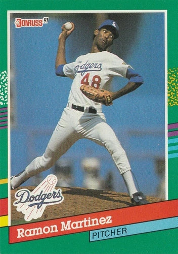 #557 Ramon Martinez - Los Angeles Dodgers - 1991 Donruss Baseball