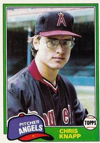 #557 Chris Knapp - California Angels - 1981 Topps Baseball