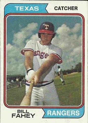 #558 Bill Fahey - Texas Rangers - 1974 Topps Baseball