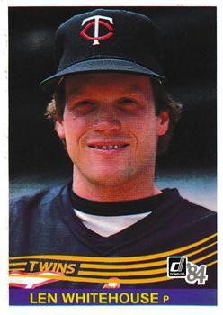 #558 Len Whitehouse - Minnesota Twins - 1984 Donruss Baseball