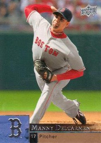 #558 Manny Delcarmen - Boston Red Sox - 2009 Upper Deck Baseball