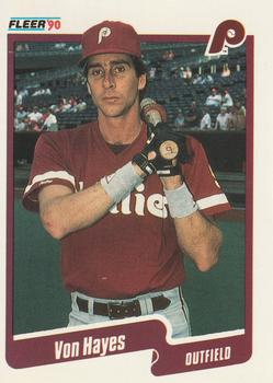 #559 Von Hayes - Philadelphia Phillies - 1990 Fleer USA Baseball
