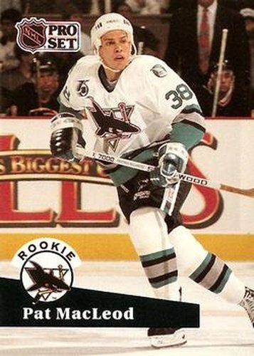 #559 Pat MacLeod - 1991-92 Pro Set Hockey