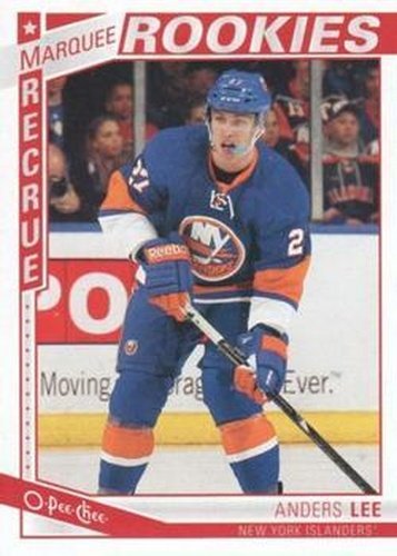#559 Anders Lee - New York Islanders - 2013-14 O-Pee-Chee Hockey