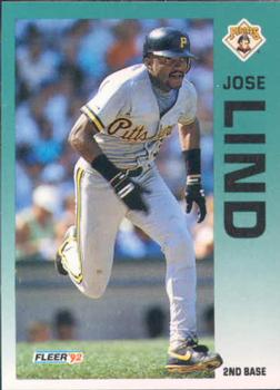 #559 Jose Lind - Pittsburgh Pirates - 1992 Fleer Baseball