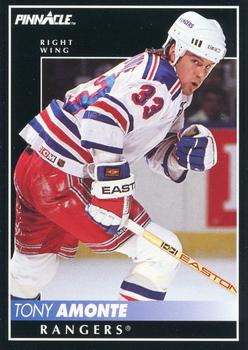 #55 Tony Amonte - New York Rangers - 1992-93 Pinnacle Canadian Hockey