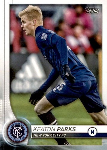 #55 Keaton Parks - New York City FC - 2020 Topps MLS Soccer