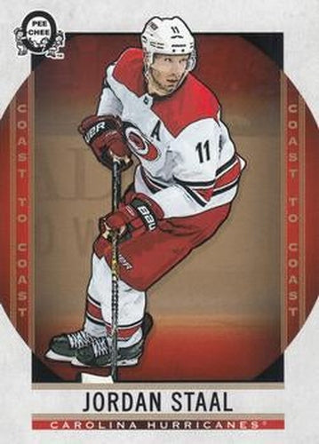 #55 Jordan Staal - Carolina Hurricanes - 2018-19 O-Pee-Chee Coast to Coast Hockey