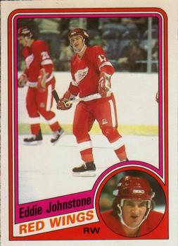 #55 Ed Johnstone - Detroit Red Wings - 1984-85 O-Pee-Chee Hockey