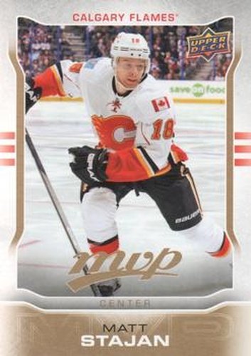 #55 Matt Stajan - Calgary Flames - 2014-15 Upper Deck MVP Hockey