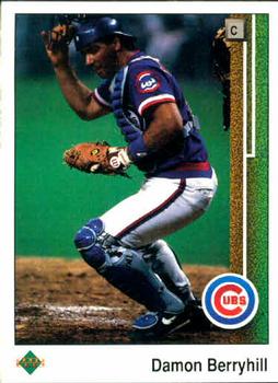 #455 Damon Berryhill - Chicago Cubs - 1989 Upper Deck Baseball