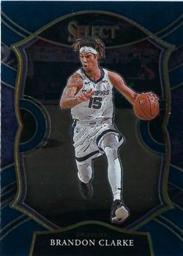 #55 Brandon Clarke - Memphis Grizzlies - 2020-21 Panini Select Basketball