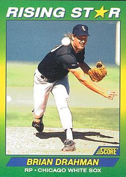 #55 Brian Drahman - Chicago White Sox - 1992 Score 100 Rising Stars Baseball